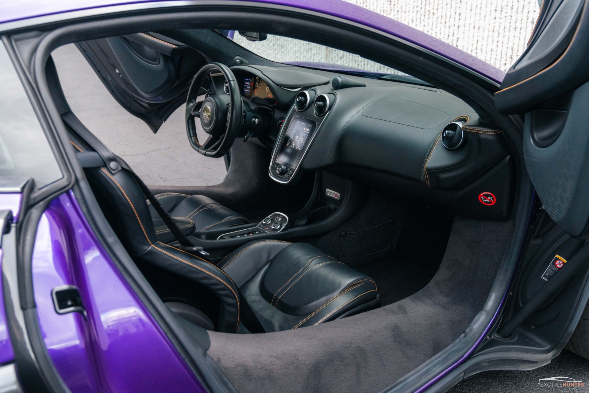 Used 2016 McLaren 570S MSO Mauvine Blue, $222K MSRP, Front Lift +